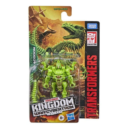Figura de acción de Transformers Kingdom Dracodon de 8,9 cm (Leyendas de la clase principal)