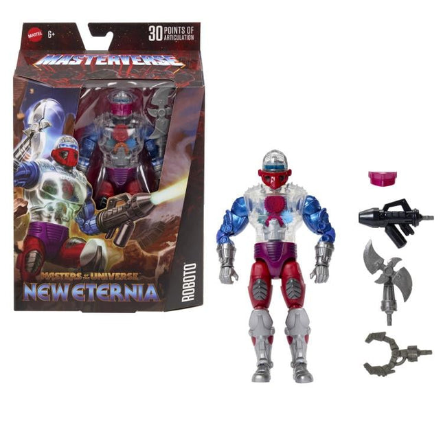 Figura de acción de Roboto de la Nueva Eternia de Masterverse Wave 16 de Masters of the Universe