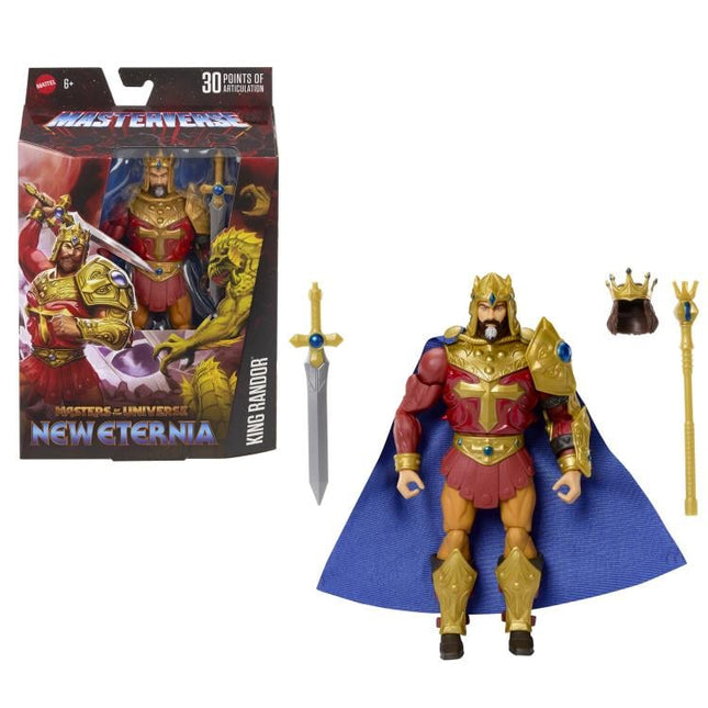 Figura de acción del Rey Randor de Masterverse, Ola 16 de Masterverse, Nueva Eternia