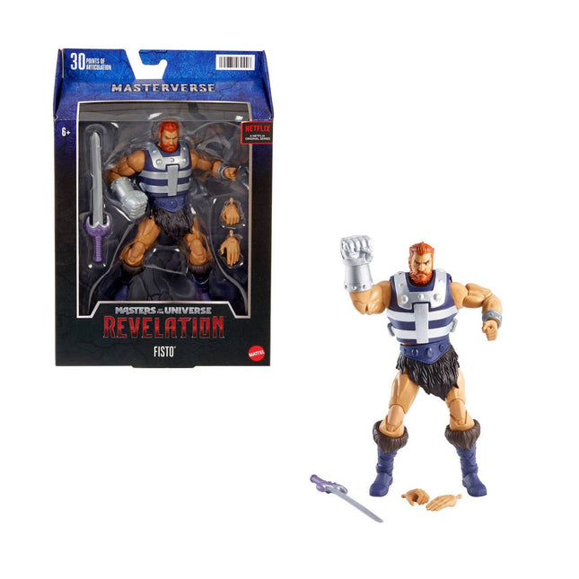 Figura de acción Masterverse FISTO Masters of the Universe Revelation de 7"