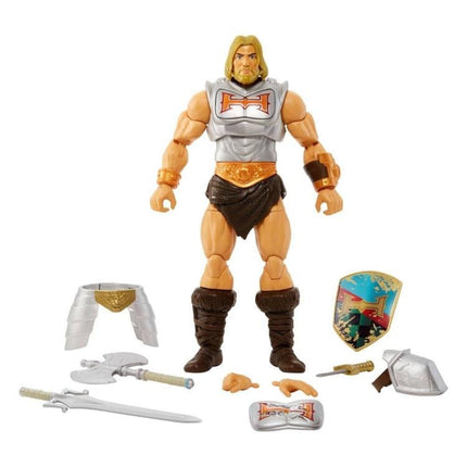 Figura de acción de He-Man de Masterverse Battle Armor de Masters of the Universe