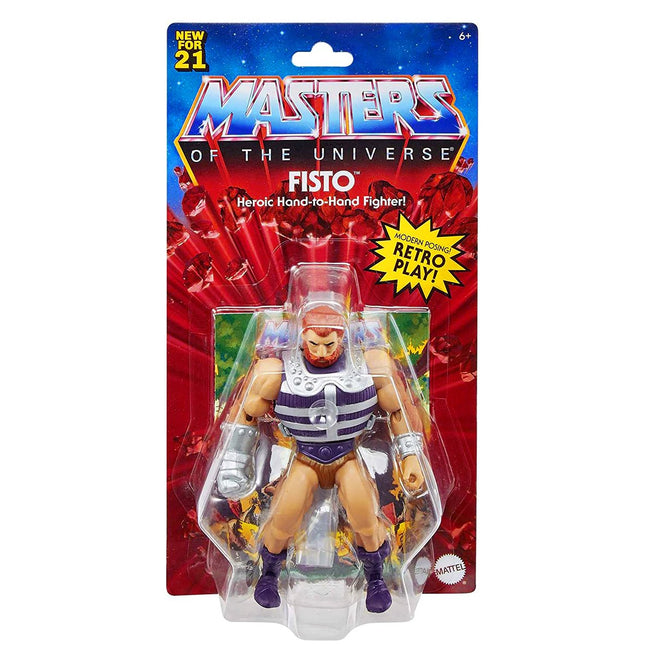 Figura de acción retro de Fisto: Orígenes de Masters of the Universe