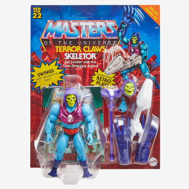 Figura de acción de Skeletor Terror Claws de Masters of the Universe Origins de Mattel