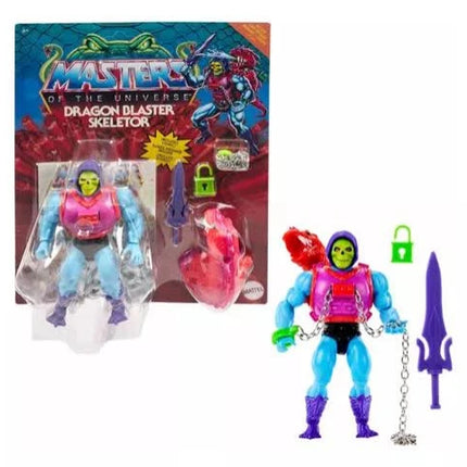 EN STOCK Master of the Universe Origins Deluxe Dragon Blaster Skeletor sin perforar