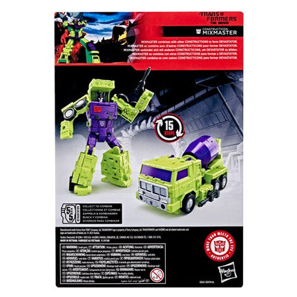 Transformers Studio Series 86 Voyager Class Transformers: The Movie Constructicon Mixmaster