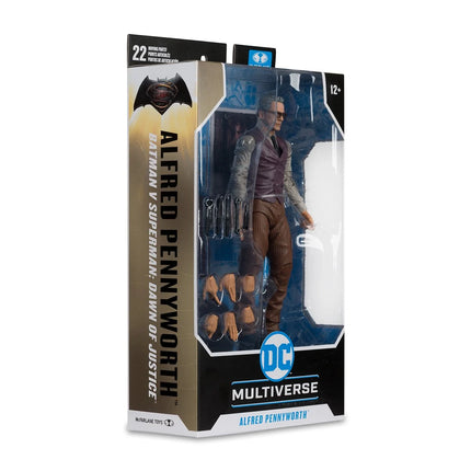 Figura de acción de 7 pulgadas de Alfred Pennyworth Batman v Superman de DC Multiverse Theatrical Wave 3