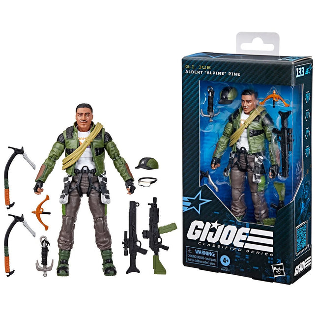 Figura de acción de GI Joe Classified Series Albert Alpine Pine de 6 pulgadas
