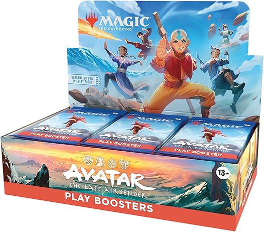 Wizards of The Coast - Caja de sobres de juego de Magic: The Gathering de Avatar: La Leyenda de Aang (30 sobres)