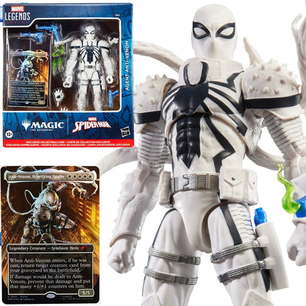 Spider-Man Marvel Legends Magic: The Gathering Battle-Damaged Spider-Man 6-Inch Action Figure and Card