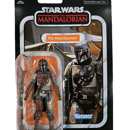 Figura de acción de Star Wars The Vintage Collection The Mandalorian de 3.75" (2020, VC166)
