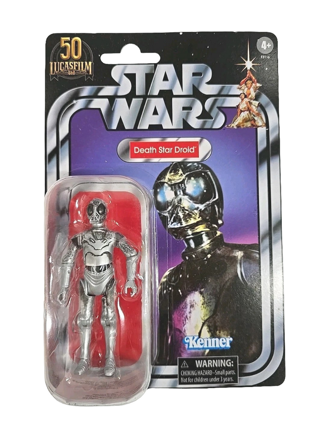 Figura de acción de droide de la Estrella de la Muerte de Star Wars, colección vintage de 3,75 pulgadas, VC197