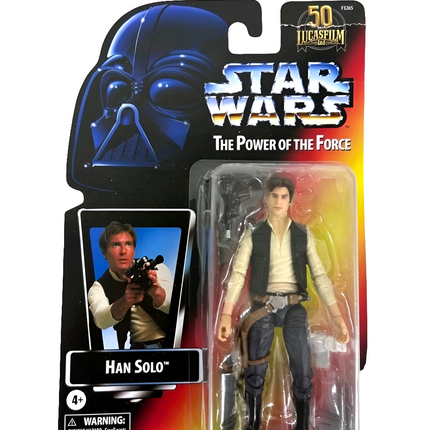 Figura de acción de Han Solo de Star Wars The Black Series, escala de 6 pulgadas, Lucasfilm 50.º aniversario, nueva
