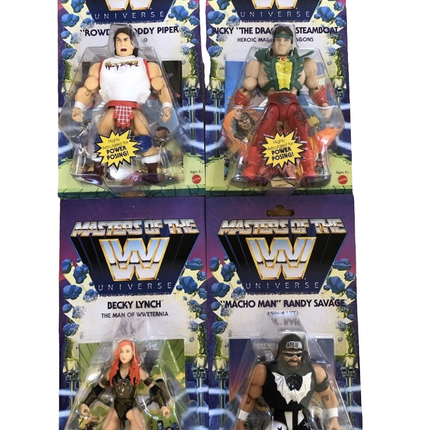 WWE Masters of the Universe Ola 5 Completa Randy Savage, Rowdy, Ricky,