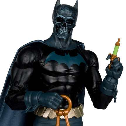 Figura de acción de 7 pulgadas de Máscara Negra de DC Multiverse Wave 24 como Batman Bajo la Máscara