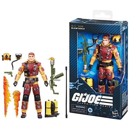 Figura de acción Blowtorch de 6 pulgadas de la serie clasificada de GI Joe