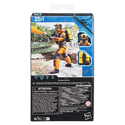 Figura de acción Blowtorch de 6 pulgadas de la serie clasificada de GI Joe