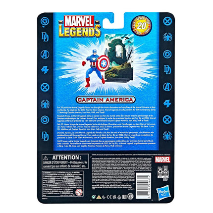Marvel Legends Series 20th Anniversary Series 1 Captain America 6-inch Action Figure