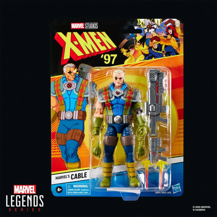 Figura de acción de Cable de 6 pulgadas de Marvel Legends de X-Men 97 