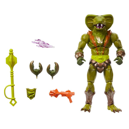 Figura de acción de Kobra Khan de Masterverse, Masters of the Universe, Ola 18, Nueva Eternia