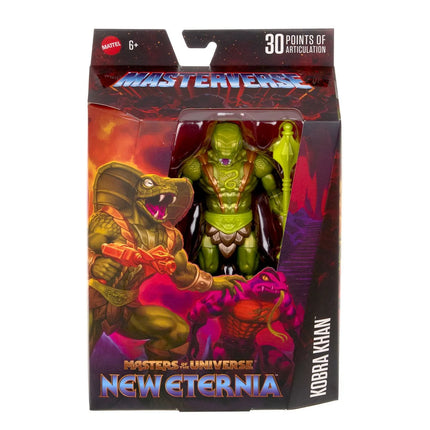 Figura de acción de Kobra Khan de Masterverse, Masters of the Universe, Ola 18, Nueva Eternia