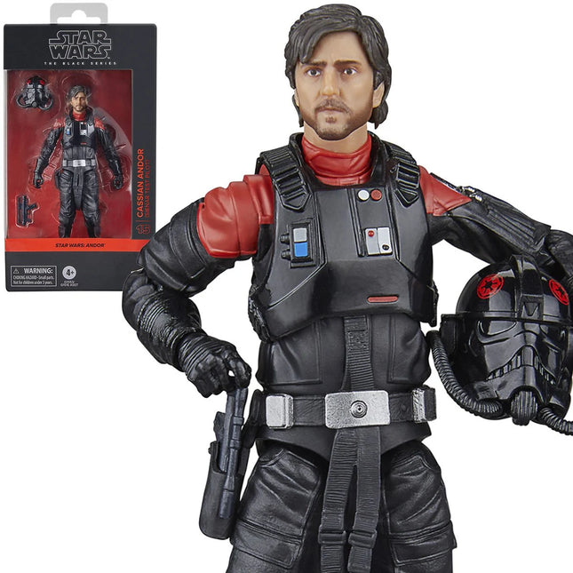 Figura de acción de Cassian Andor (piloto de pruebas de Sienar) de Star Wars The Black Series de 6 pulgadas