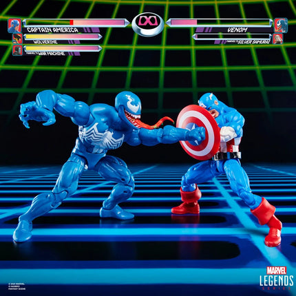 Figura de Capitán América vs. Venom de Marvel Legends Gamerverse (paquete de 2)