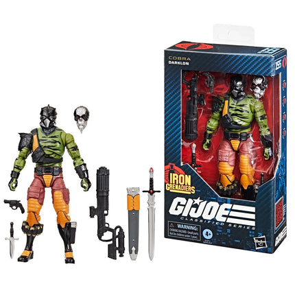 Figura de acción Darklon de 6 pulgadas de la serie clasificada de GI Joe