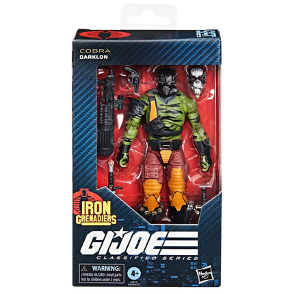 Figura de acción Darklon de 6 pulgadas de la serie clasificada de GI Joe
