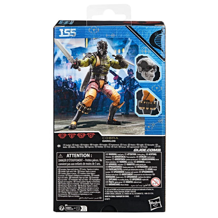 Figura de acción Darklon de 6 pulgadas de la serie clasificada de GI Joe