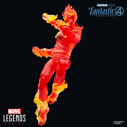 Figura de acción de la Antorcha Humana de 6 pulgadas de Los Cuatro Fantásticos: Primeros Pasos de la serie Marvel Legends