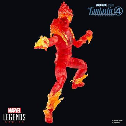 Figura de acción de la Antorcha Humana de 6 pulgadas de Los Cuatro Fantásticos: Primeros Pasos de la serie Marvel Legends