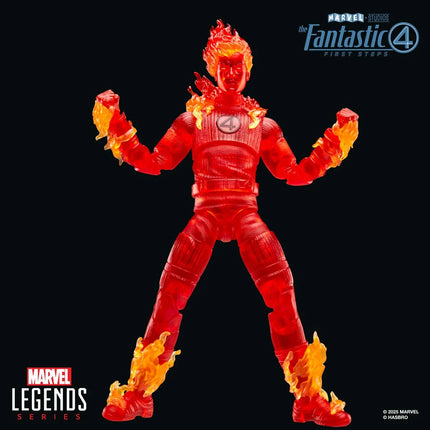 Figura de acción de la Antorcha Humana de 6 pulgadas de Los Cuatro Fantásticos: Primeros Pasos de la serie Marvel Legends