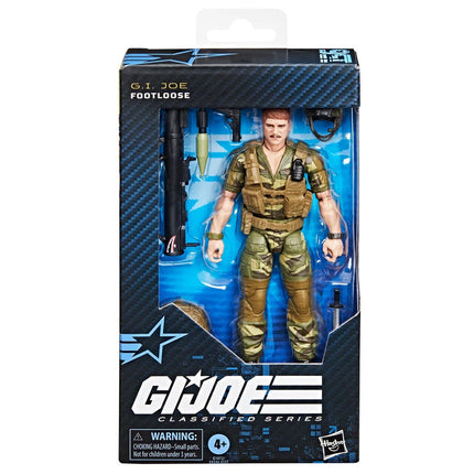 Figura de acción Footloose de 6 pulgadas de la serie clasificada de GI Joe