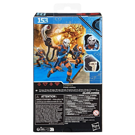 Figura de acción Frag Viper de 6 pulgadas de la serie clasificada de GI Joe 