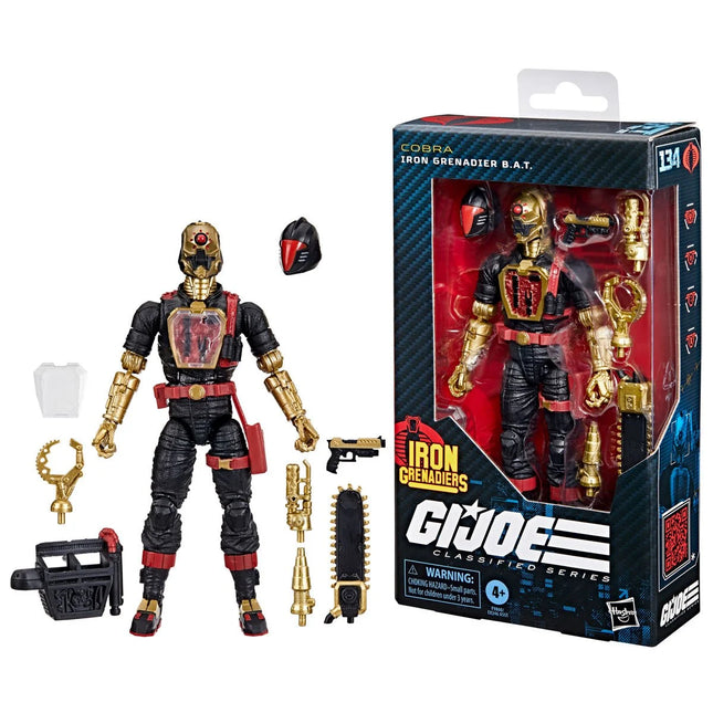 Figura de acción de Iron Grenadier BAT de 6 pulgadas de la serie clasificada de GI Joe