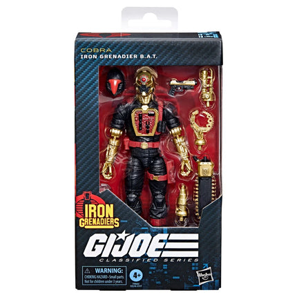 Figura de acción de Iron Grenadier BAT de 6 pulgadas de la serie clasificada de GI Joe