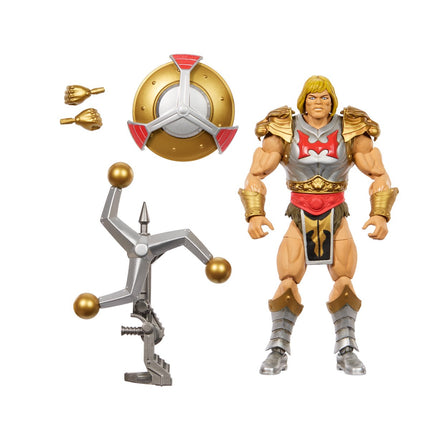 Figura de acción de He-Man Puño Volador de la oleada 15 de Masterverse de Masters of the Universe