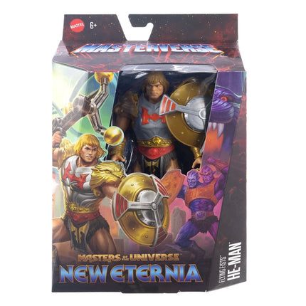 Figura de acción de He-Man Puño Volador de la oleada 15 de Masterverse de Masters of the Universe