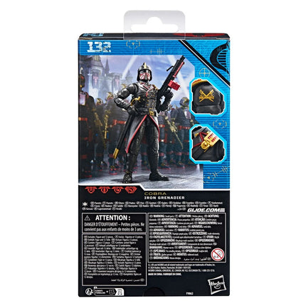 Figura de acción de Iron Grenadier de 6 pulgadas de la serie clasificada de GI Joe