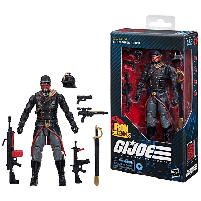 Figura de acción de Iron Grenadier de 6 pulgadas de la serie clasificada de GI Joe