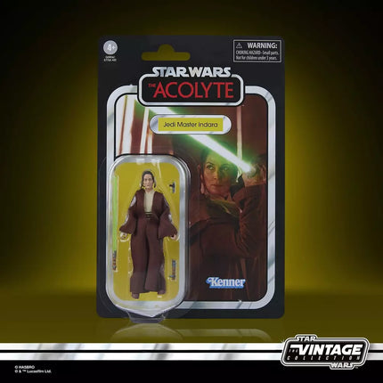 Figura de acción del Maestro Jedi Indara de Star Wars The Vintage Collection de 3 3/4 pulgadas