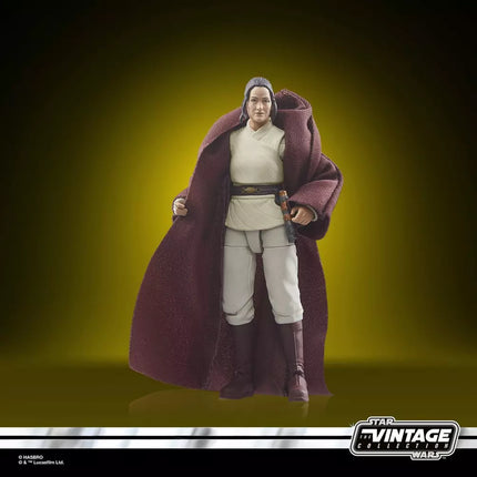 Figura de acción del Maestro Jedi Indara de Star Wars The Vintage Collection de 3 3/4 pulgadas