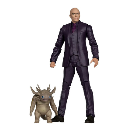 Figura de acción de 7 pulgadas de la película Superman de DC Multiverse Deluxe Theatrical Edition Wave 1 de Lex Luthor y Baby Kaiju