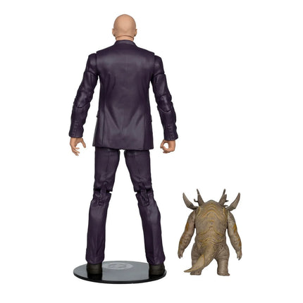 Figura de acción de 7 pulgadas de la película Superman de DC Multiverse Deluxe Theatrical Edition Wave 1 de Lex Luthor y Baby Kaiju