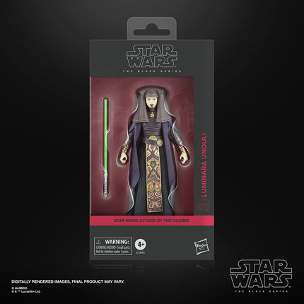 Figura de acción de Luminara Unduli de 6 pulgadas de Star Wars The Black Series