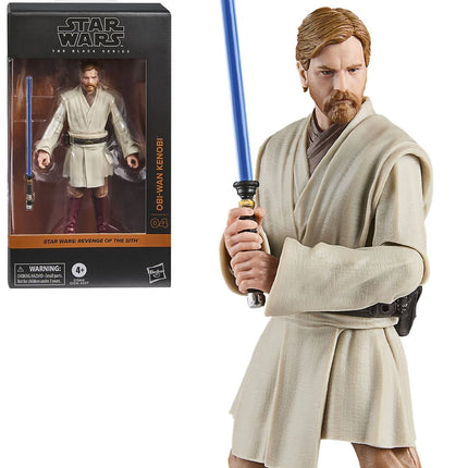 Figura de acción de 6 pulgadas de Obi-Wan Kenobi (La venganza de los Sith) de Star Wars The Black Series