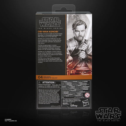 Figura de acción de 6 pulgadas de Obi-Wan Kenobi (La venganza de los Sith) de Star Wars The Black Series