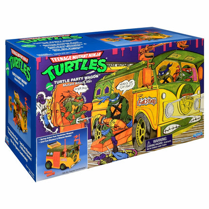 Vehículo de fiesta original clásico de las Tortugas Ninja Mutantes Adolescentes