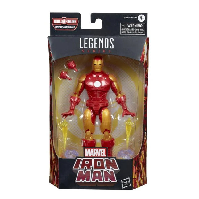 Figura de acción de Iron Man de Marvel Legends, controlador BAF de 6"