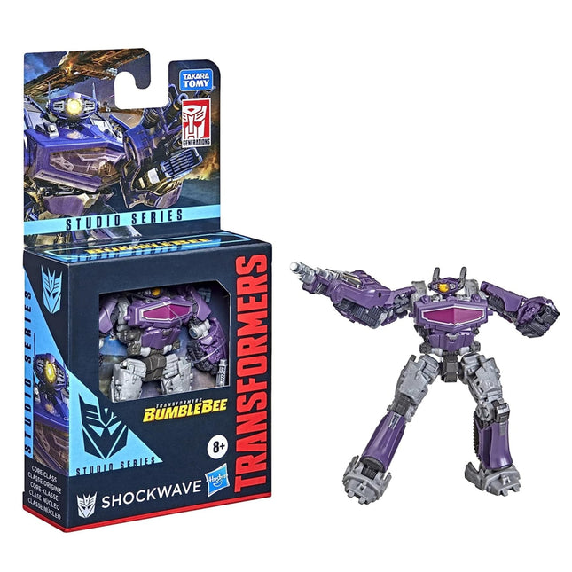 Serie Transformers Studio: BubbleBee Clase principal: Shockwave 3.75"